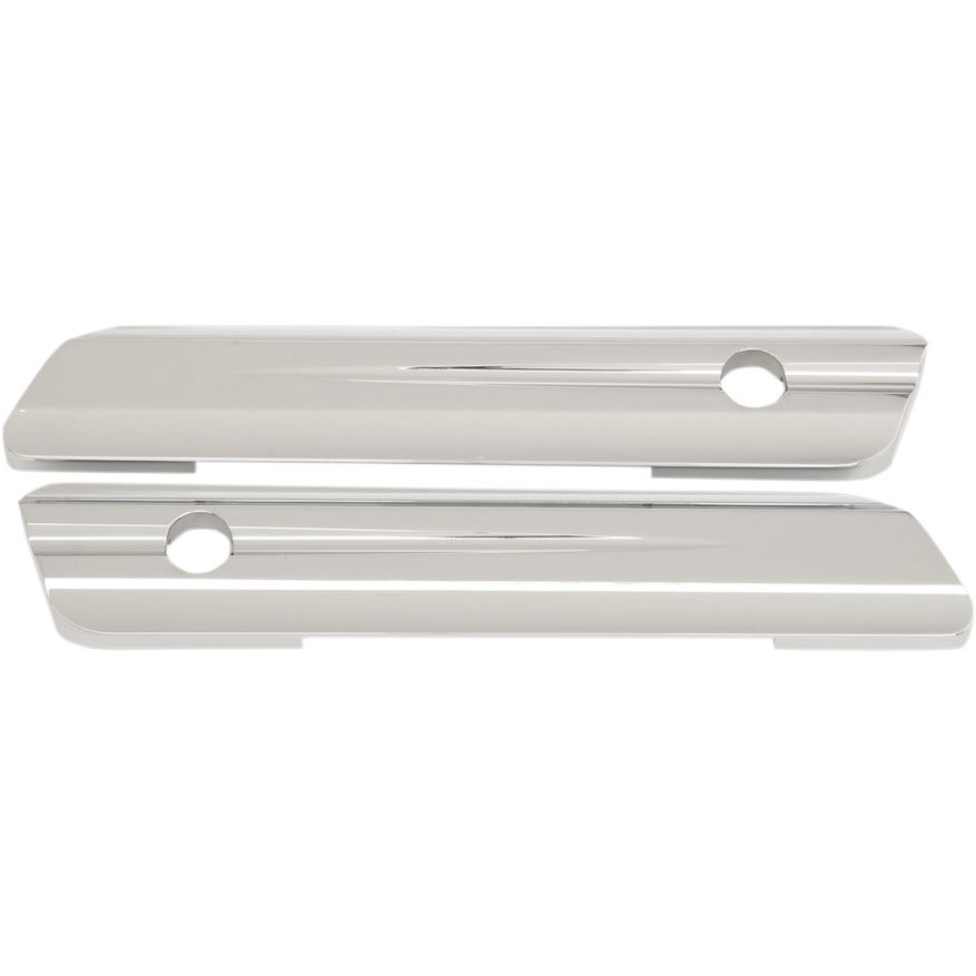 Drag Chrome Saddlebag Hinge Billet Latch Covers for Harley 14-16 Touring