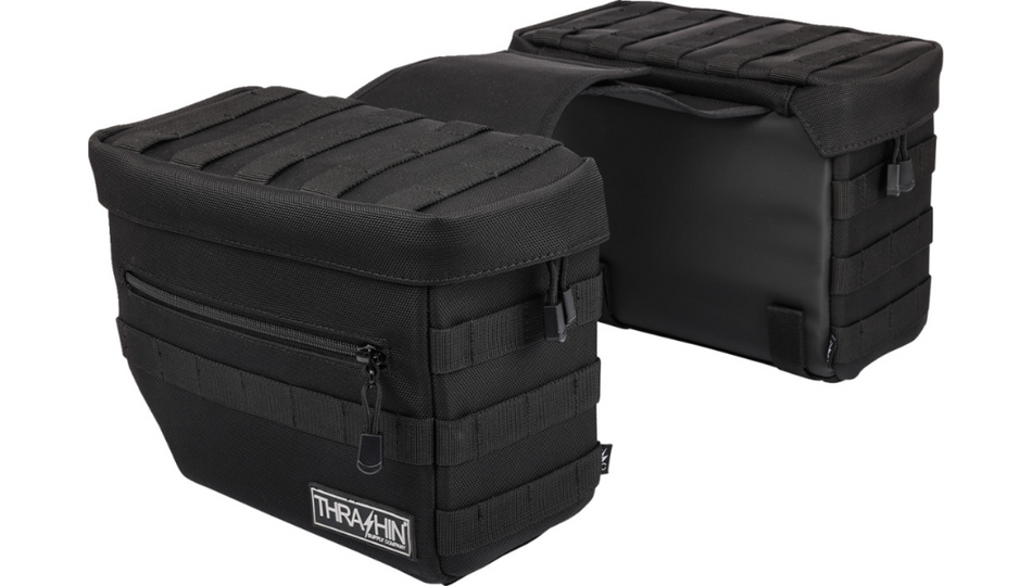 Thrashin Essential V3 Saddlebags 4 Harley Softail Dyna FXR XL and Custom Models
