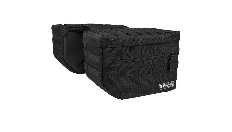 Thrashin Escape V2 Saddlebags 4 Harley Dyna Softail and Custom Models