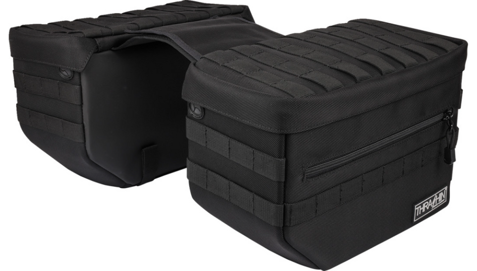Thrashin Escape V2 Saddlebags 4 Harley Dyna Softail and Custom Models
