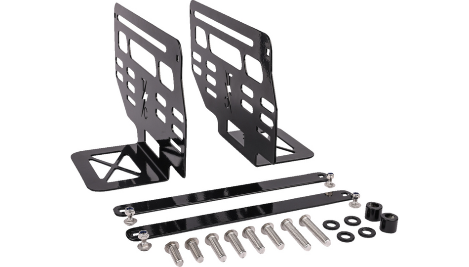 Thrashin Hard Mount Saddlebag Brackets 4 Harley 18-23 Softail and 99-17 Dyna