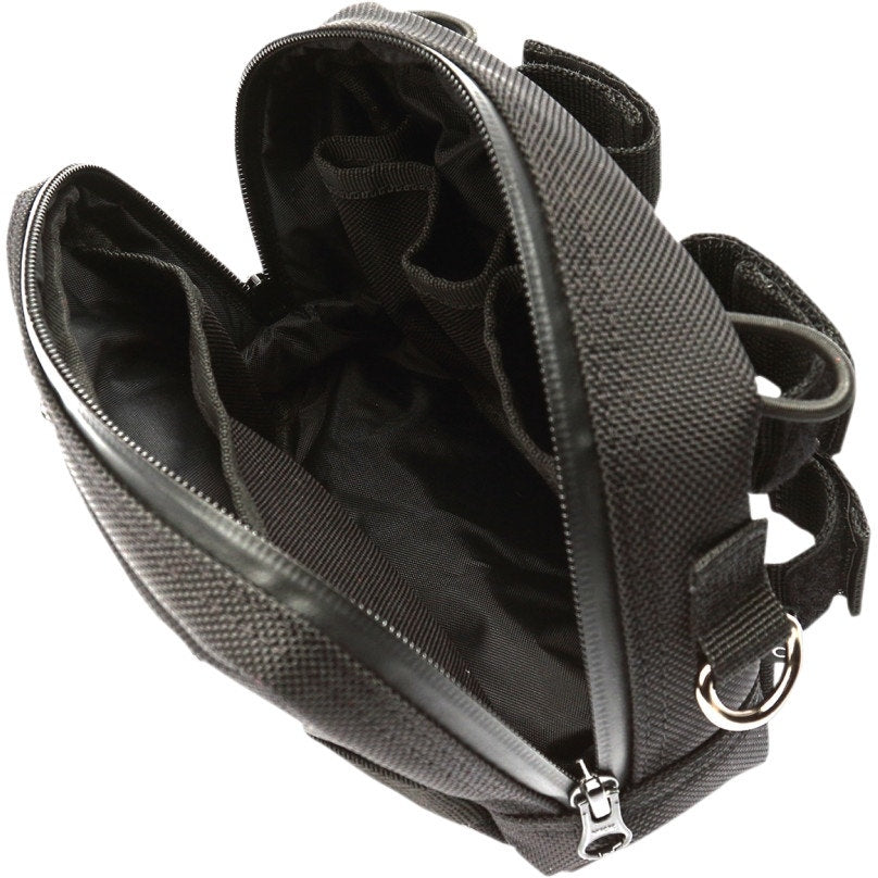 Thrashin Supply Company Black Water Resistant Handlebar Storage Bag THB-0005