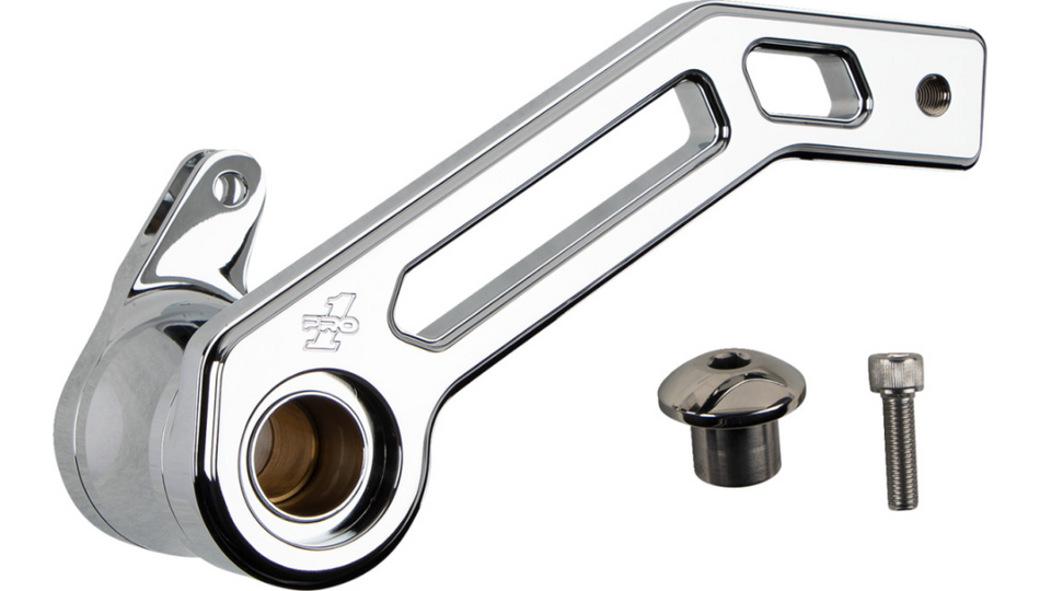 Pro-One T-Rex Shorty Chrome Brake Arm 4 Harley 14-22 FLHT Models