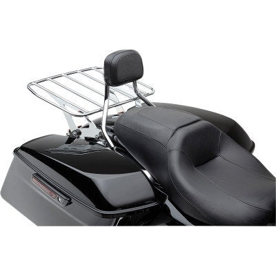 Cobra USA 602-2800 Big Ass Detachable Flat Luggage Rack Chrome Harley FLH 14-20
