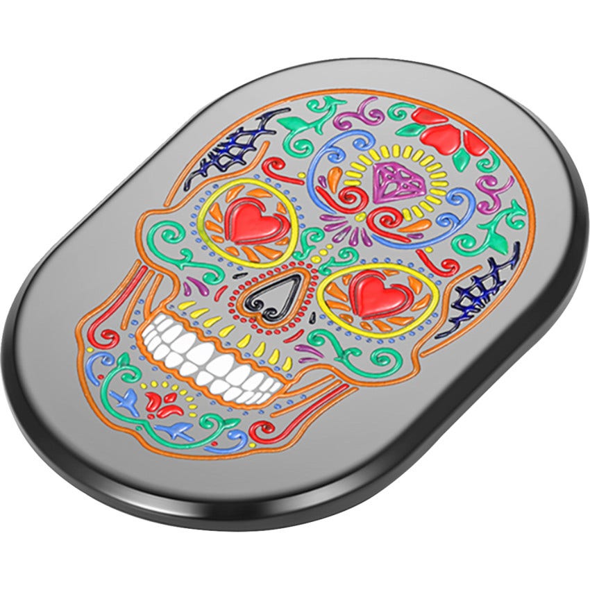 Figurati Right Rear Fender Black W/ Sugar Skull Antenna Cover 4 Harley 09-23 FL Models