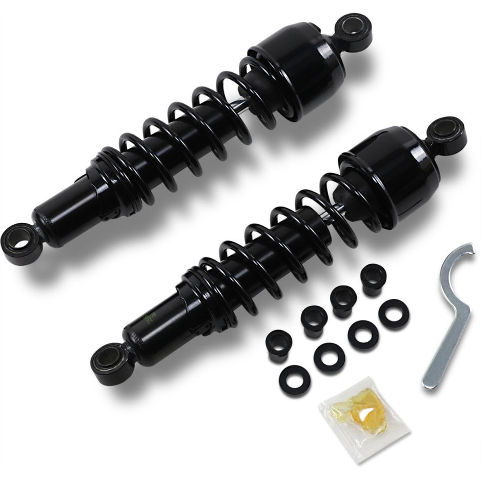 Drag Replacement Black 13" Rear Spring Shock Absorbers Harley XL FXR 86-03
