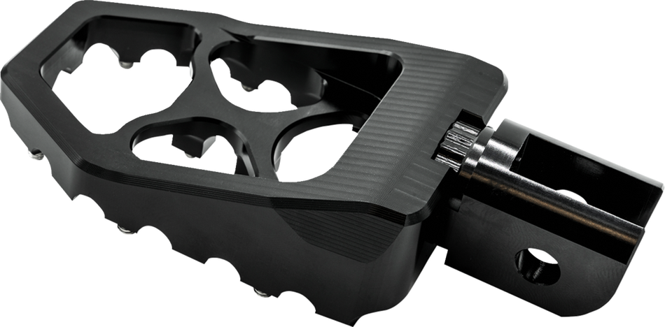 Burly Brand MX Evolution Black Footpegs 4 Harley M8 Softail Models