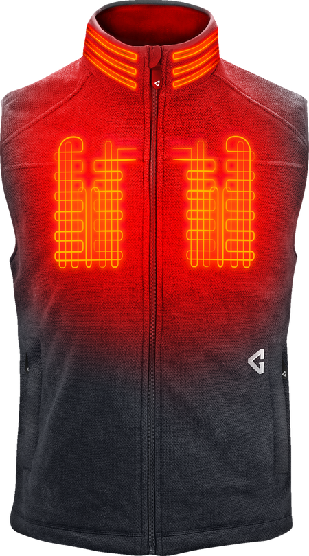 Gerbing Heated Clothing Mens 7V Thermite Fleece Heated Vest 2.0