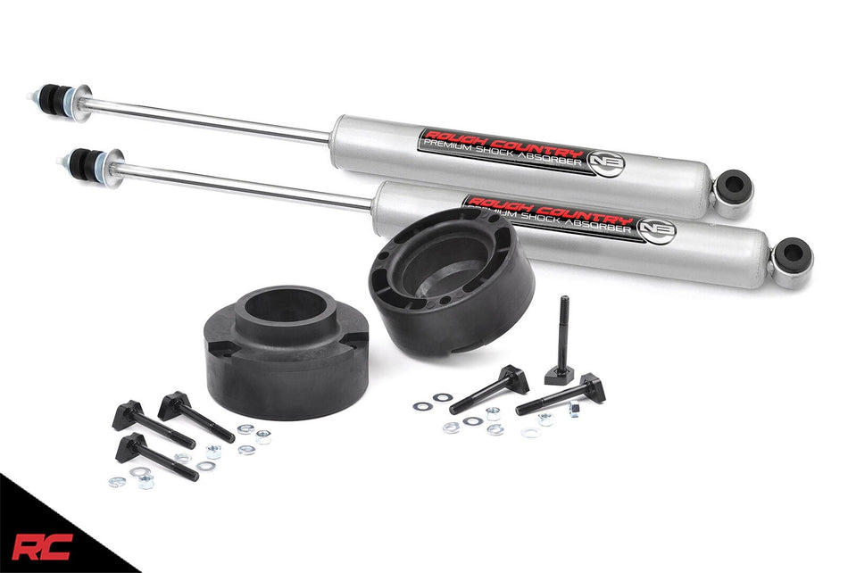 Rough Country 374.20B Front 2.5" Leveling Kit N3 Shocks 1994-2013 Dodge Ram 2500