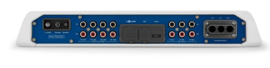 JL Audio 5 Ch. Class D Full-Range Marine Amplifier with Integrated DSP 700W