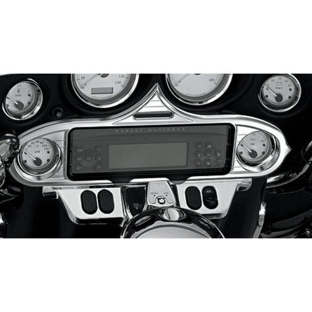 Kuryakyn Chrome Stereo Accent for Harley Batwing Fairing FLH/X 96-13 | 3765