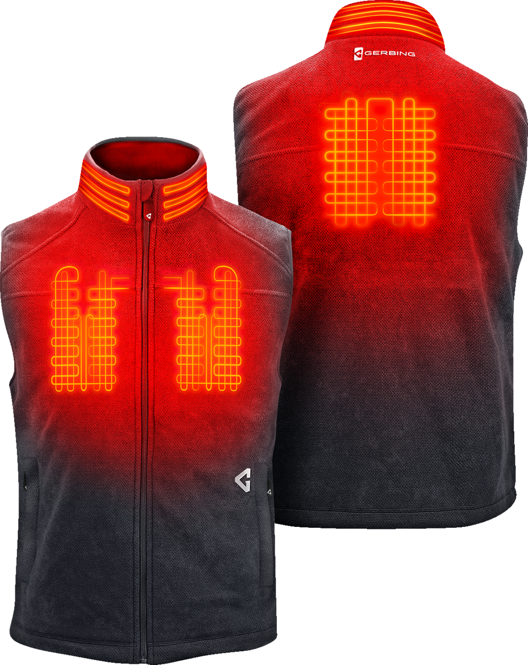 Gerbing Heated Clothing Mens 7V Thermite Fleece Heated Vest 2.0