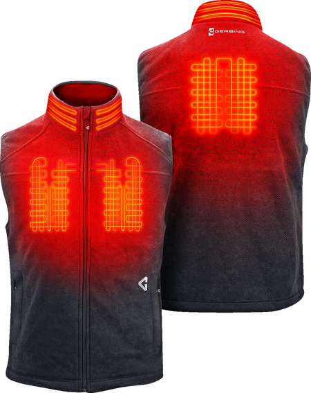 Gerbing Heated Clothing Mens 7V Thermite Fleece Heated Vest 2.0