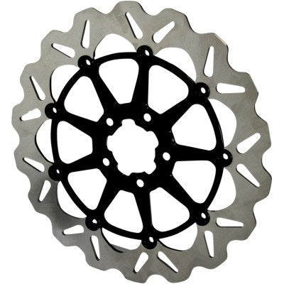 Galfer DF680CWS-B Black Wave 420 High-Carbon Stainless 12.5" Rotor Harley 00-Up