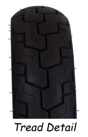 Mid USA Vee Rubber VRM-393 Black Sidewall 130/90-16 Rear Motorcycle Tire 16 Inch