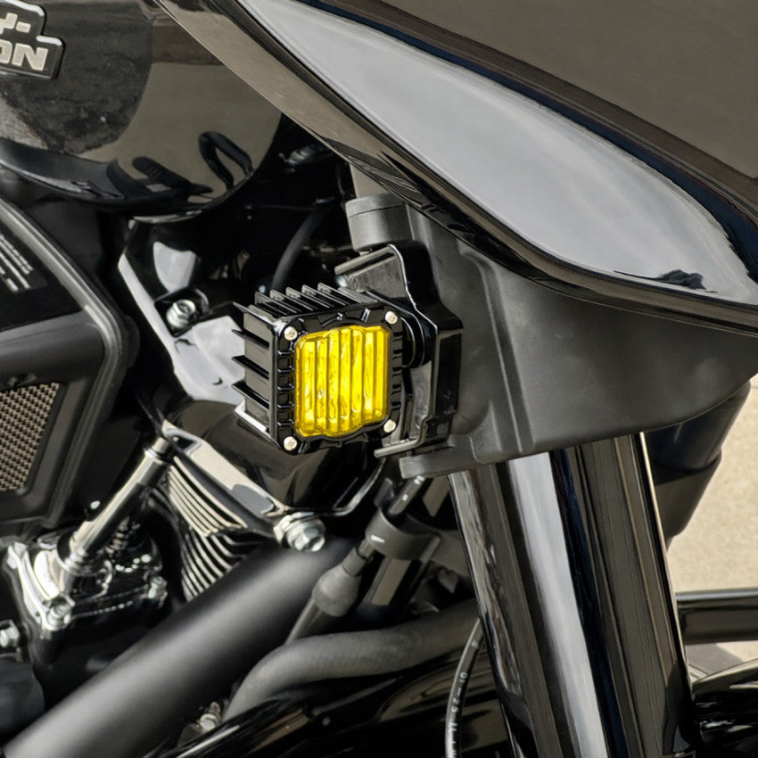 Custom Dynamics SD-SG-FT-YB Shark Demon High-Performance LED Front Turn Signals