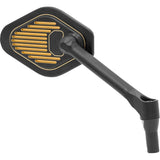 Drag Specialties Diamond Short Stem Adjustable Left Mirror for Harley