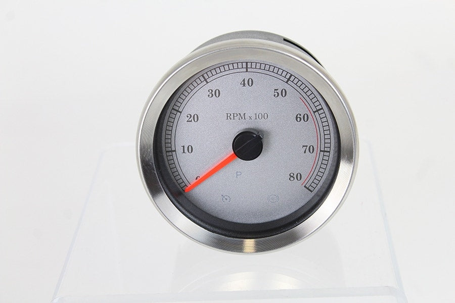 V-Twin 39-0983 4" Electronic Tachometer Analog Harley Twin Cam '04+ 67522-04B