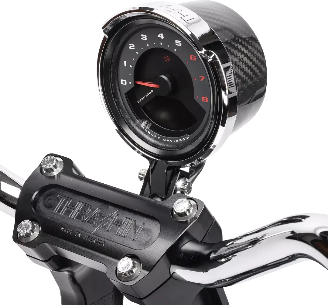 Thrashin Supply Co. Softail Gauge Relocation Kit for 2020-2025 Harley-Davidson Softail