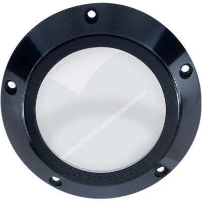 Barnett 343-30-44006 Black Scorpion Clear Derby Cover Harley Big Twin 99-06