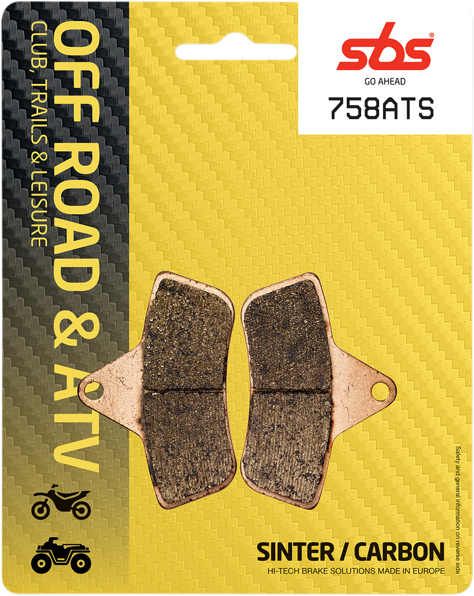 SBS ATS All-Terrain Sintered Brake Pads for Select 1988-2025 Arctic Cat, John Deere, Kymco, Polaris & Textron Models
