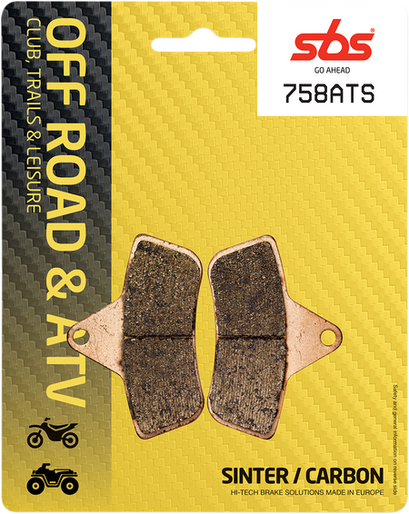 SBS ATS All-Terrain Sintered Brake Pads for Select 1988-2025 Arctic Cat, John Deere, Kymco, Polaris & Textron Models