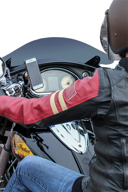 Klock Werks iOmount Handlebar Switch Mount for Indian - All Styles - Touring / Black