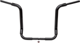 FBI Fat Baggers 1-1/2" EZ Round Top Handlebars for 14-20 FLHT/FLHX & Trike - Black / 16"