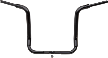 FBI Fat Baggers 1-1/2" EZ Round Top Handlebars for 14-20 FLHT/FLHX & Trike - Black / 16"