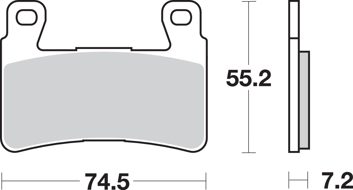 SBS Street Excel Sintered Brake Pads for Select 1977-2026 Honda Models