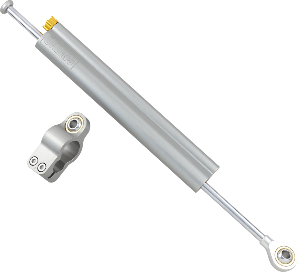 Ohlins 120 mm Universal Steering Damper - Chrome