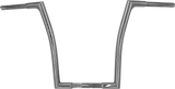 FBI Fat Baggers 1-1/4" EZ Flat Top Handlebars for FLTR '98-'13 / FLHR '94-'22 - Chrome / 16"