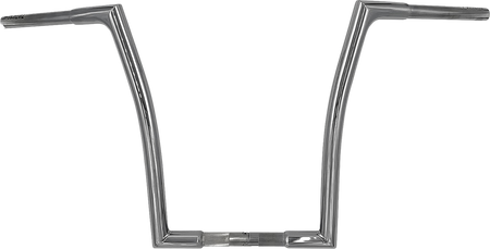 FBI Fat Baggers 1-1/4" EZ Flat Top Handlebars for FLTR '98-'13 / FLHR '94-'22 - Chrome / 16"