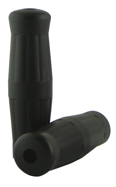 V-Factor 42001 Black Coke Pop Bottle Vintage Chopper Motorcycle Handlebar Grips