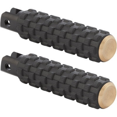 Arlen Ness I-1309 Air Trax Fusion Footpegs Brass Indian Chief 14-20