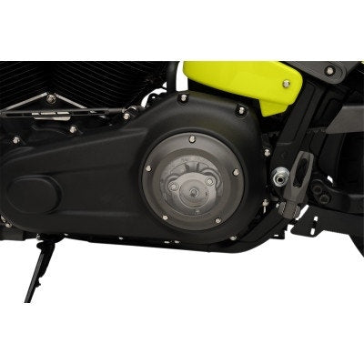 Barnett 343-30-44013 Black Scorpion Clear Derby Cover Harley Big