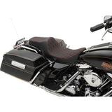 Drag Specialties Vinyl Predator 3 Seat for Harley 99-07 FLT/FLH