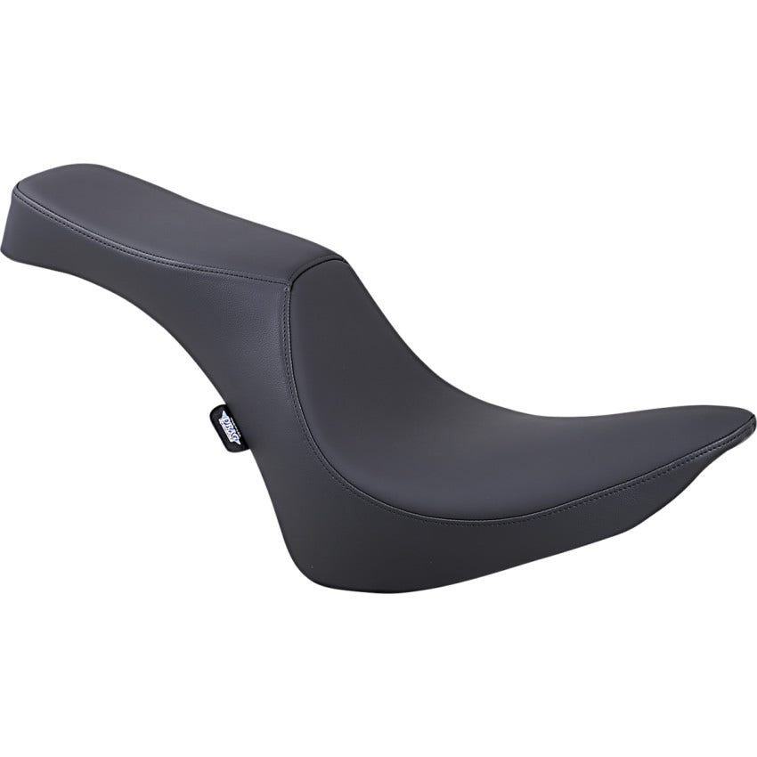 Drag Specialties Black Smooth Predator 2-Up Seat for Harley 84-99 Softail Models