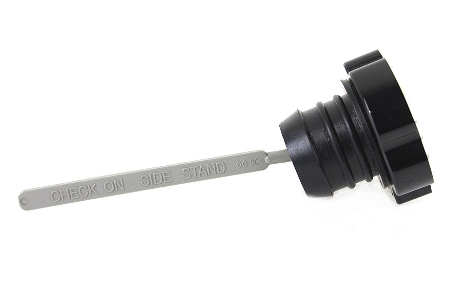 Custom Black Skull Oil Tank Dipstick Harley Twin Cam Softail 00-17