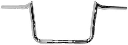 LA Choppers 1 1/4" Bagger Prime Ape Chrome 10"  Handlebars Harley 96-23 Batwing