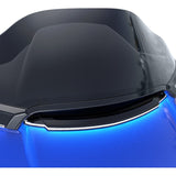 Ciro White LED Center Fairing Vent Trim Road Glide FLTR 15-23