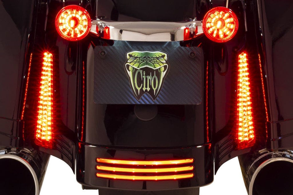 Ciro Filler Panel Lights For FLTR & FLH with All Red LEDs