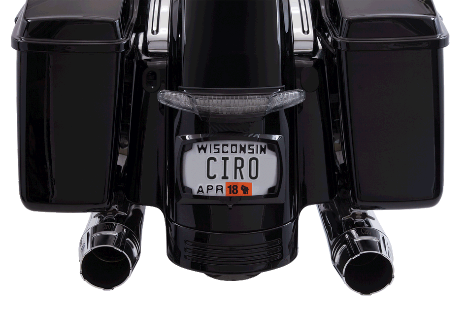 Ciro The Original LATITUDE Tail Light & License Plate Holder