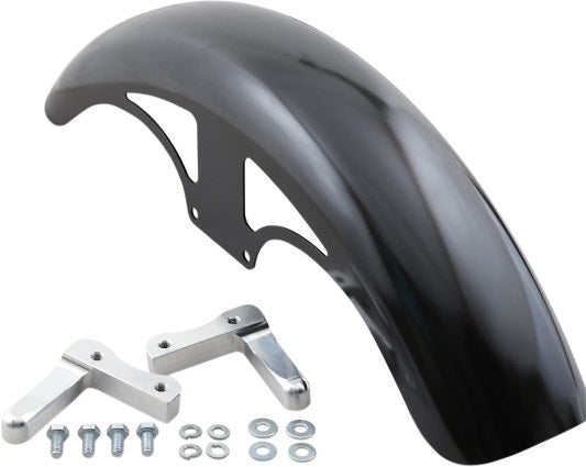 Klock Werks P-Tom Hugger Series Front Fender w/ Mounting Blocks 18-19 Softail