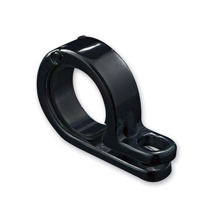 Kuryakyn 4023 Gloss Black Universal P-Clamp for 1-1/8"/1-1/4" Tubing Sold Each