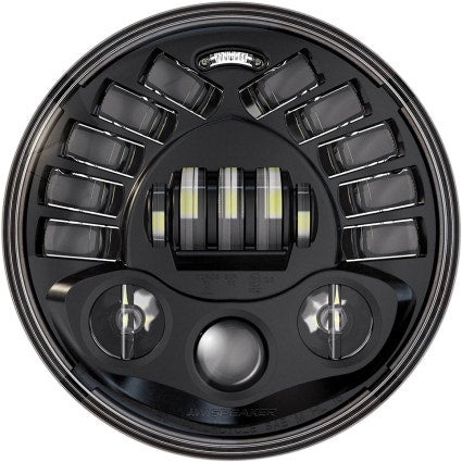 Custom Dynamics ProBeam Black Adaptive 2 7" Headlamp Harley FLH 14-20