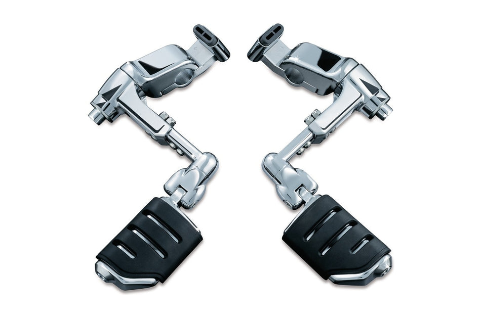 Kuryakyn 4081 Chrome Ergo III Cruise Mounts Trident Dually ISO-Pegs Honda GL1800 F6B