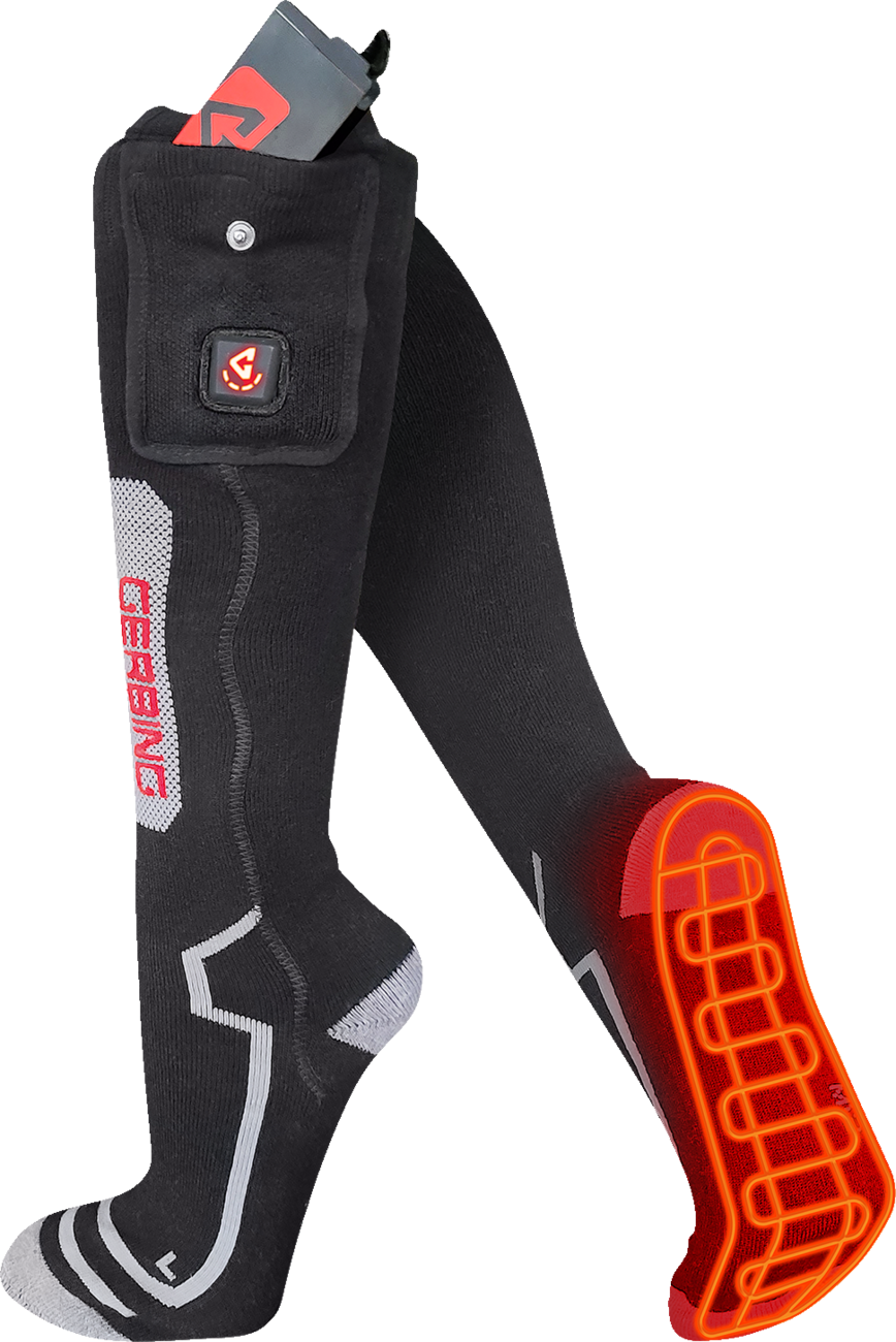 Gerbing Heated Clothing 7V Battery Powered Wool Heated Socks