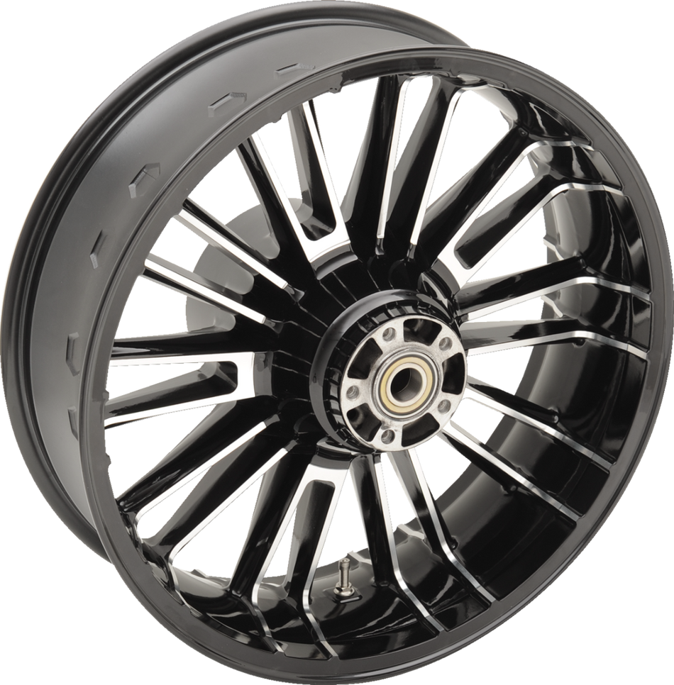 Coastal Moto 18x5.5 Atlantic 3D Cut Rear Wheel W/ABS 4 Harley 09-24 Touring