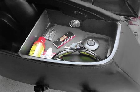 Top Shelf Hardbagger Organizer 97-08 Harley Road King Classic Leather Hard Bags | TS104HD-L